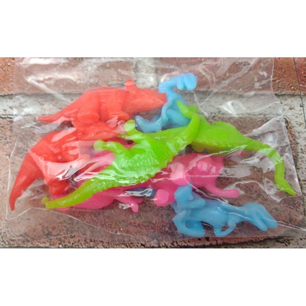 Mini Dinosaur Figures Valentines Stretchy Dino Toy Squishy Creature Stretchable